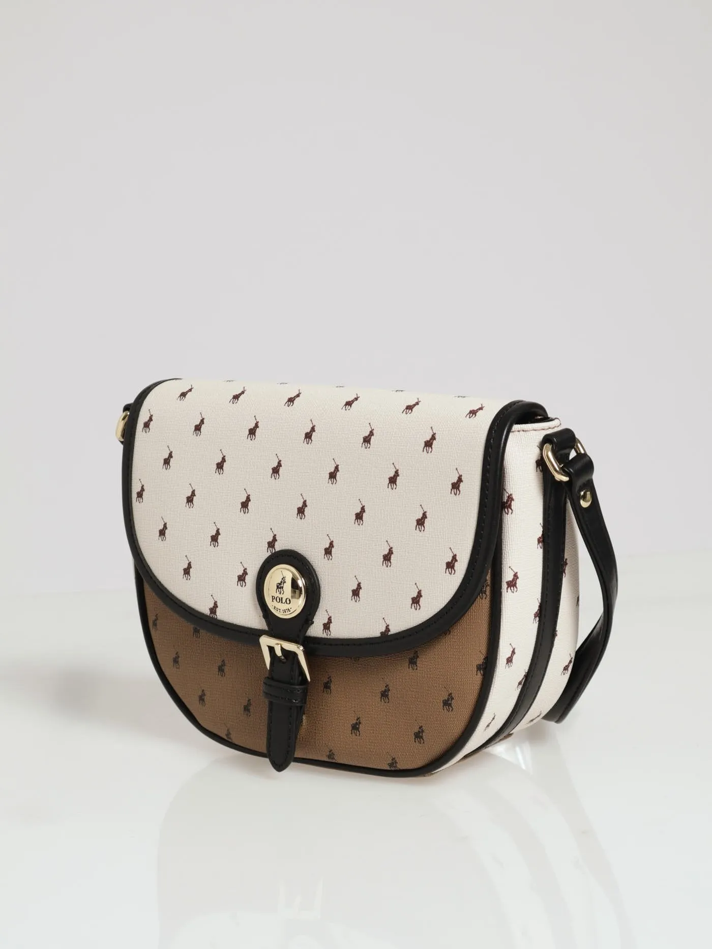 Peninsula Saddle Crossbody Bag - Black