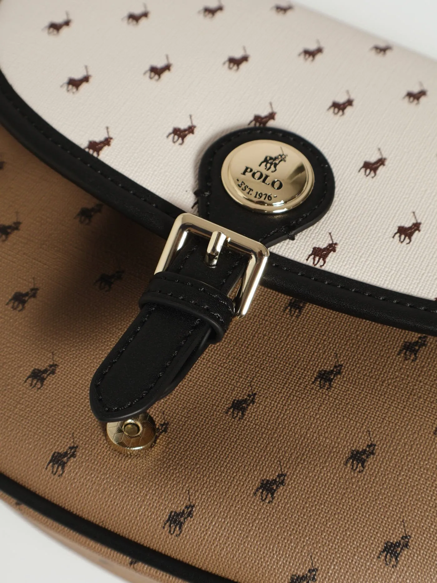 Peninsula Saddle Crossbody Bag - Black