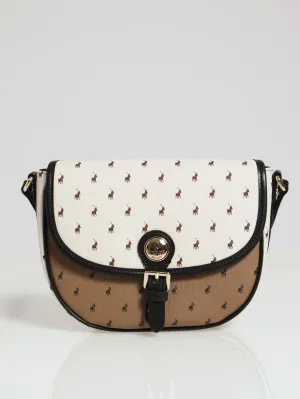 Peninsula Saddle Crossbody Bag - Black
