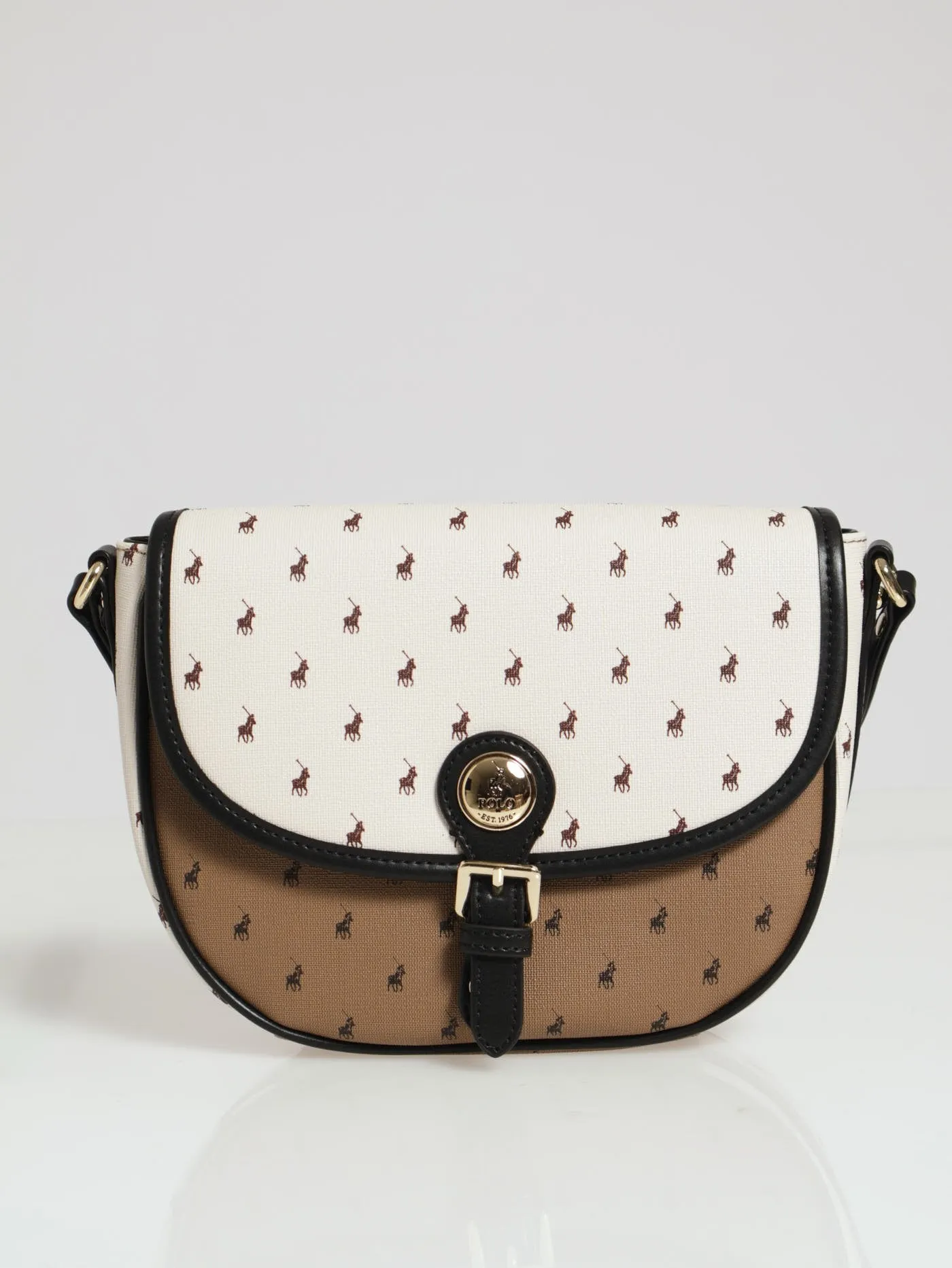 Peninsula Saddle Crossbody Bag - Black