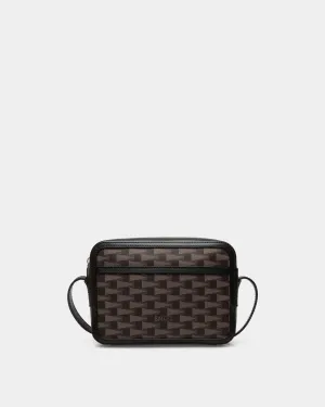 Pennant Crossbody Bag in Black Pennant Motif