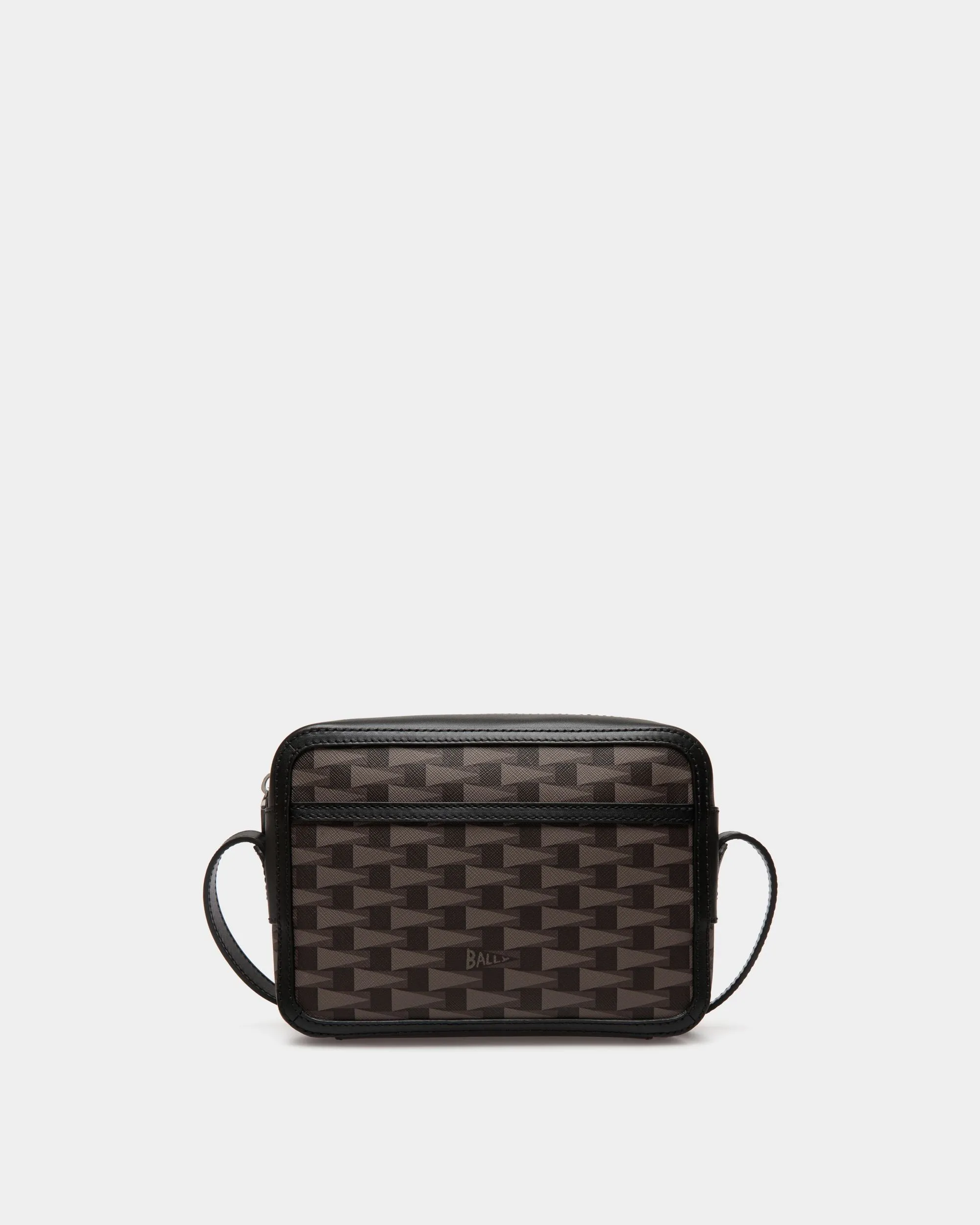 Pennant Crossbody Bag in Black Pennant Motif