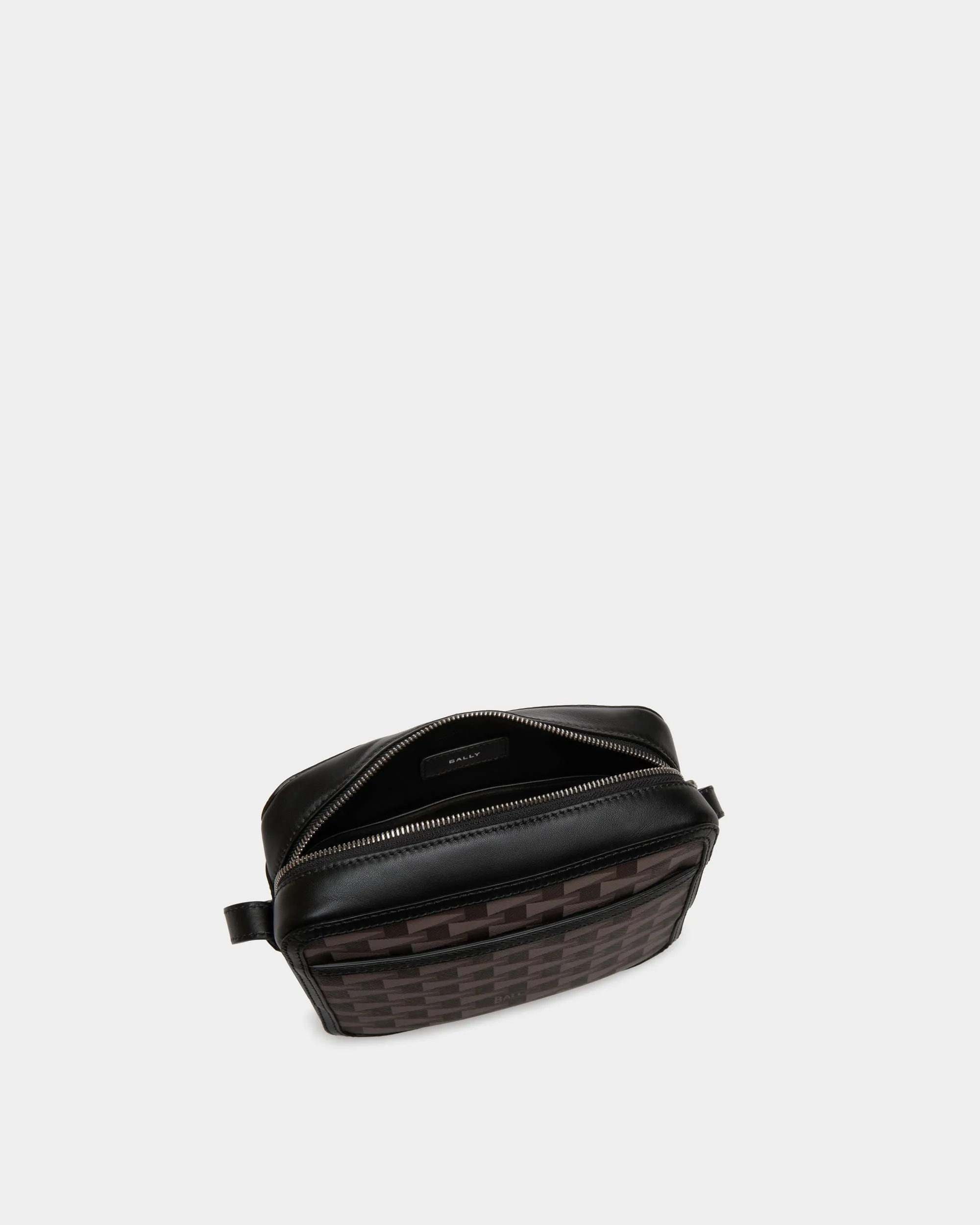 Pennant Crossbody Bag in Black Pennant Motif