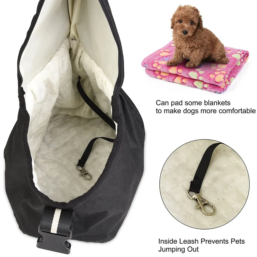 Pet Sling Carrier for Small Dogs Cat Carrier Adjustable Tote Shoulder Sling Bags Single-Shoulder Carrier Backpack Holder BG0152