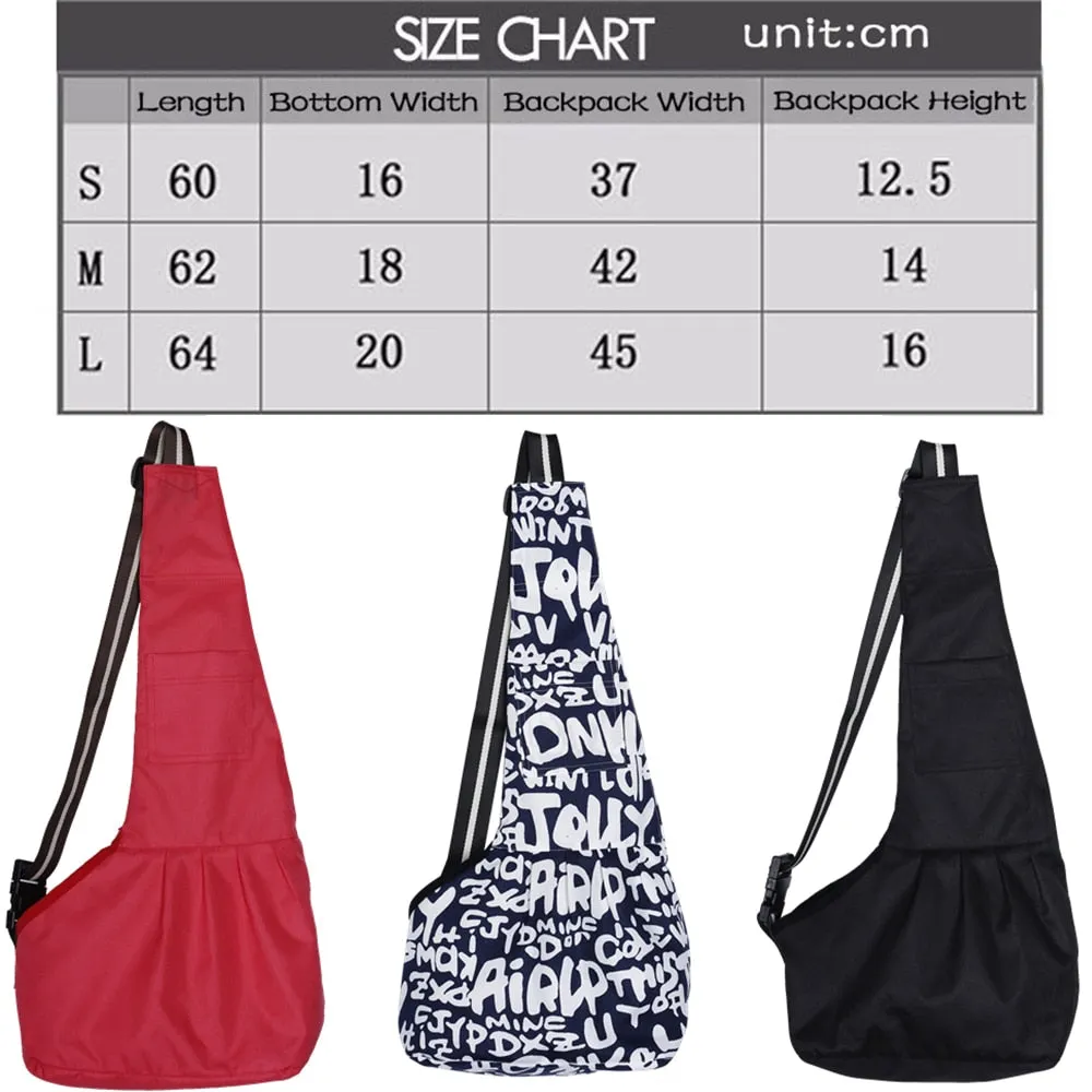 Pet Sling Carrier for Small Dogs Cat Carrier Adjustable Tote Shoulder Sling Bags Single-Shoulder Carrier Backpack Holder BG0152