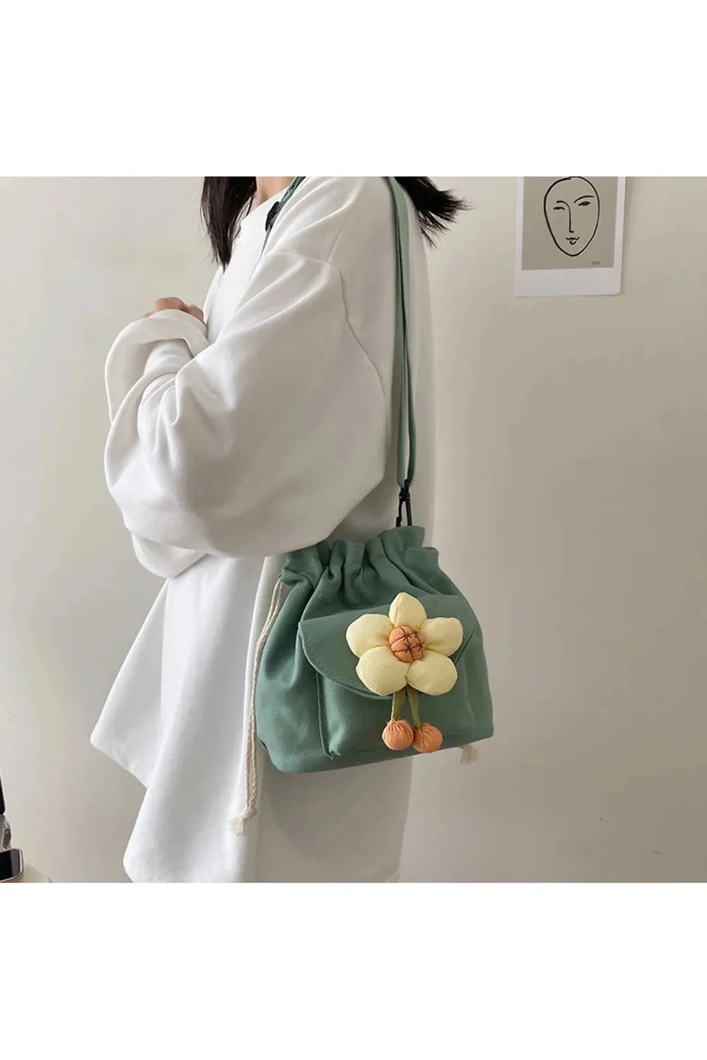 Petal Pouch Crossbody Bags