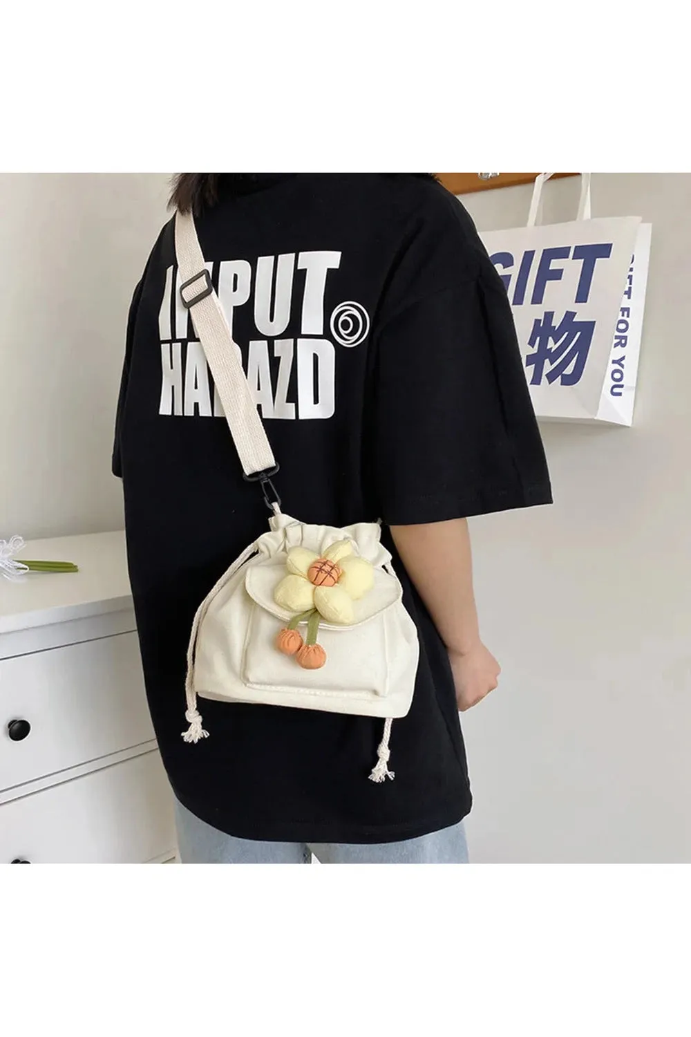 Petal Pouch Crossbody Bags