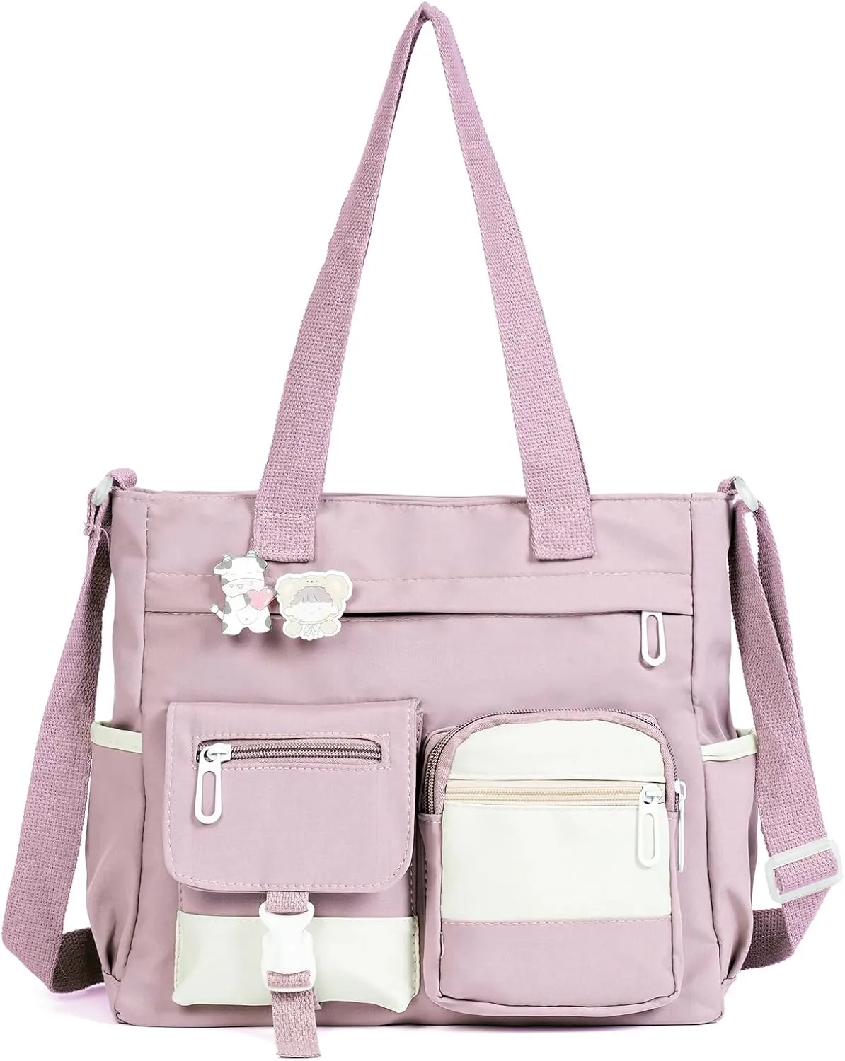 Phaoullzon Crossbody Cute Bag for Teens Kawaii Messenger Purse Nylon Shoulder Tote Bags