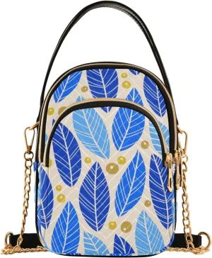 Phone Purse Women's Crossbody Handbags Quilted Small Leather Crossbody Bags Shoulder Bag for Women Girls Cherries