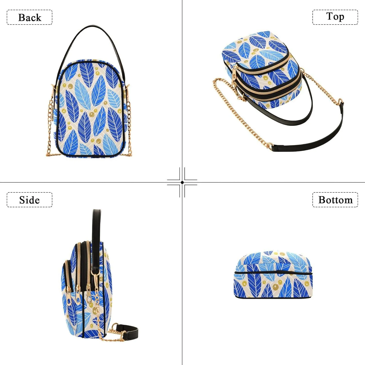 Phone Purse Women's Crossbody Handbags Quilted Small Leather Crossbody Bags Shoulder Bag for Women Girls Cherries