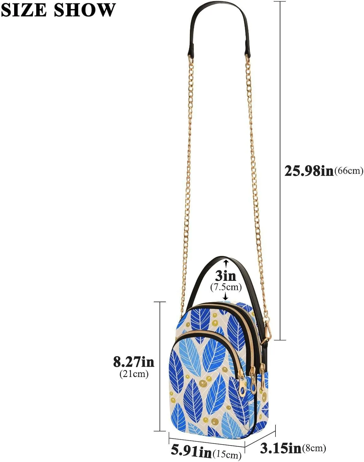 Phone Purse Women's Crossbody Handbags Quilted Small Leather Crossbody Bags Shoulder Bag for Women Girls Cherries