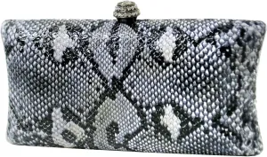 Pillow Shape Animal Print Box Clutch