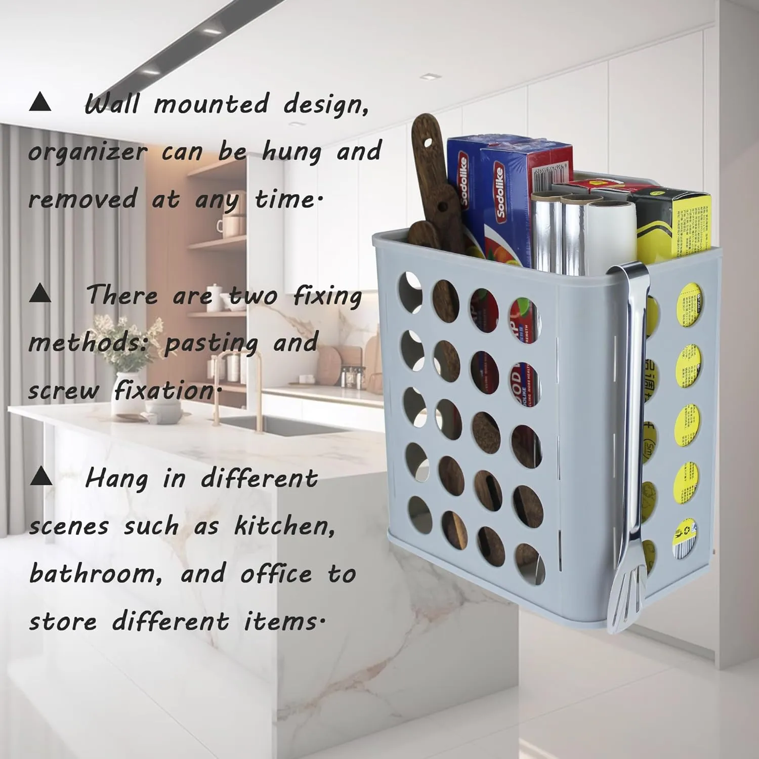 Plastic Bag Holder (2sets/pack) Grocery Bag Holder Dirty clothes basket and kitchen organizer.…
