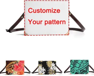 Polynesian Custom Book Storage Bag Pattern Design Rectangular Crossbody Bag Female Student Teen All-Match Women Bag