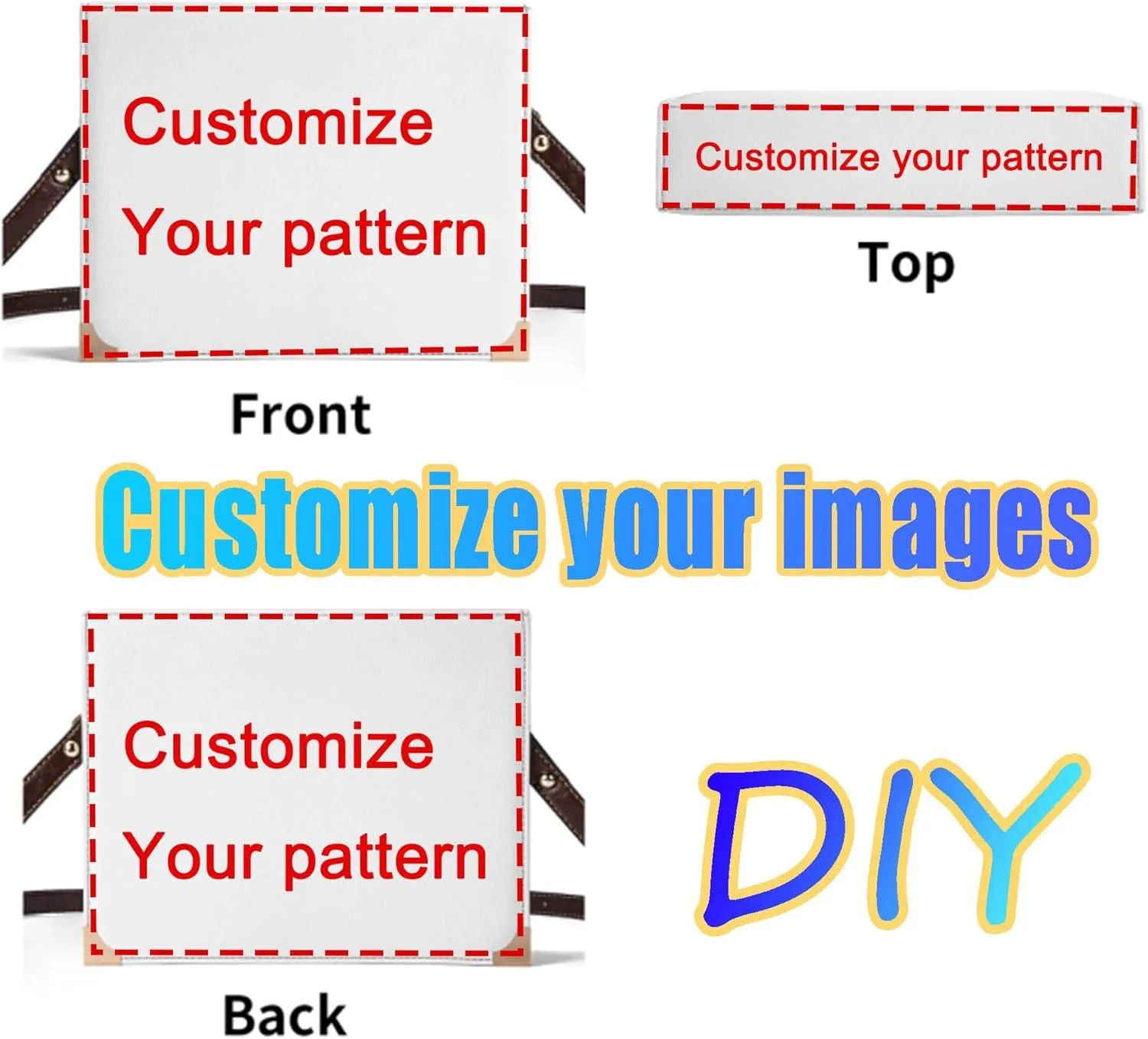 Polynesian Custom Book Storage Bag Pattern Design Rectangular Crossbody Bag Female Student Teen All-Match Women Bag