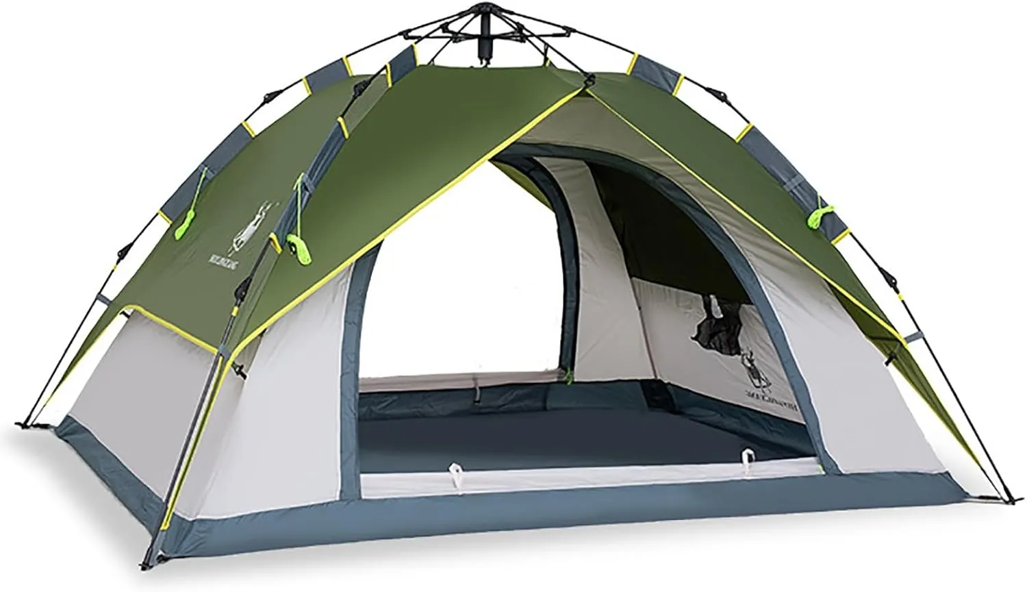Pop Up Tent, Family Tent for 4 Person, Portable Instant Tent, Waterproof Windproof for Camping Hiking Mountaineering