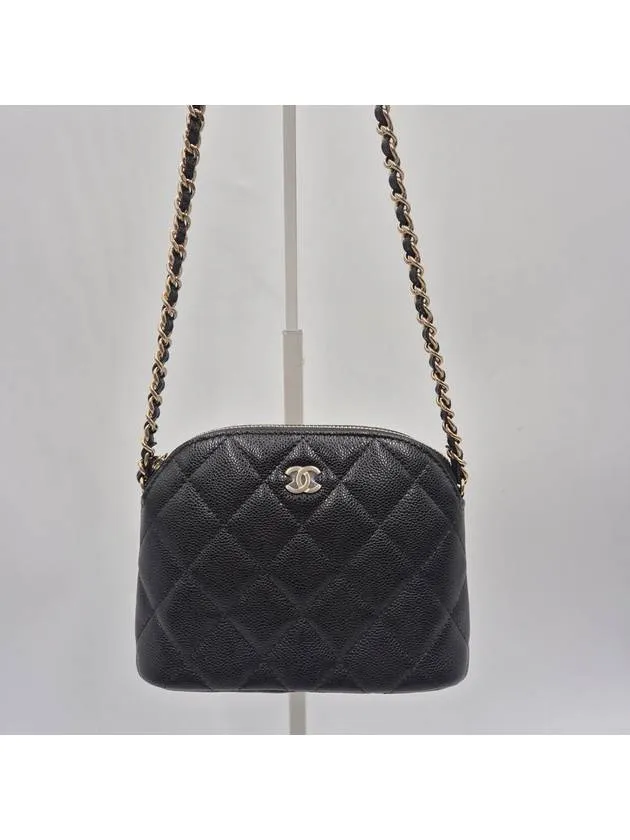 Pouch Bag Chanel Logo Cross CC Limited edition range Mini Black Bluetooth-enabled