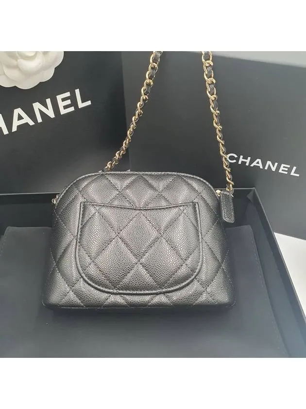 Pouch Bag Chanel Logo Cross CC Limited edition range Mini Black Bluetooth-enabled
