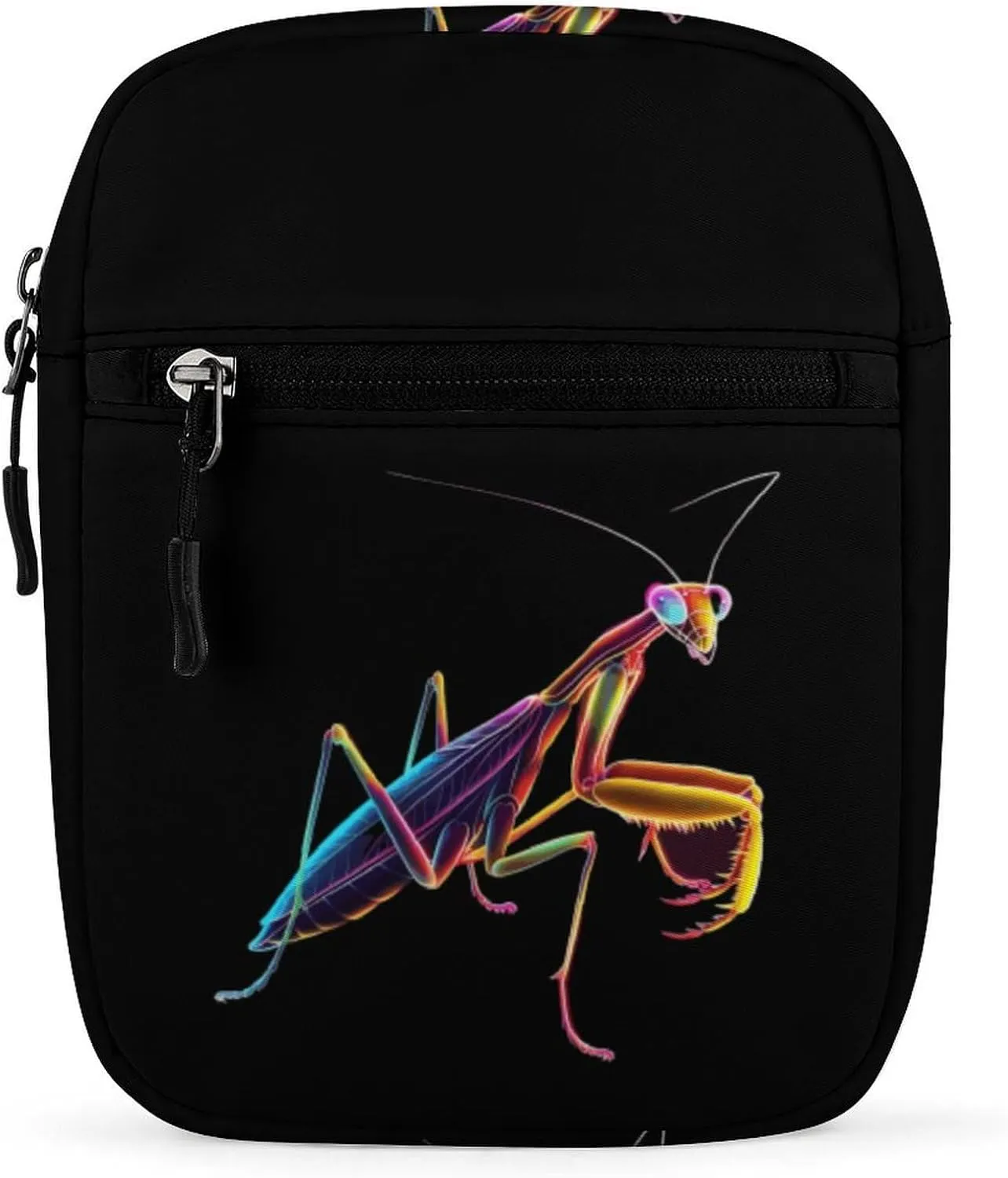 Praying Mantis Bug Small Crossbody Bags Adjustable Satchel Bag Travel Shoulder Bag Crossbody Purse for Women Men