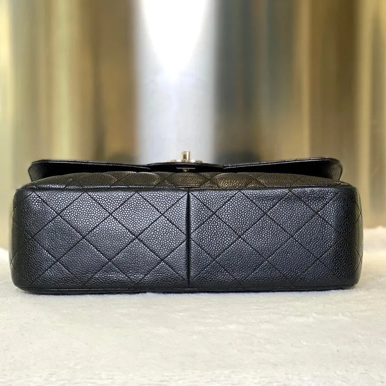 Pre-Loved Chanel CF Crossbody Black Leather Crossbody Bag 0065