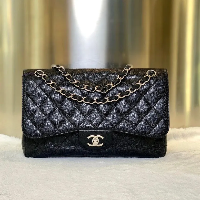 Pre-Loved Chanel CF Crossbody Black Leather Crossbody Bag 0065
