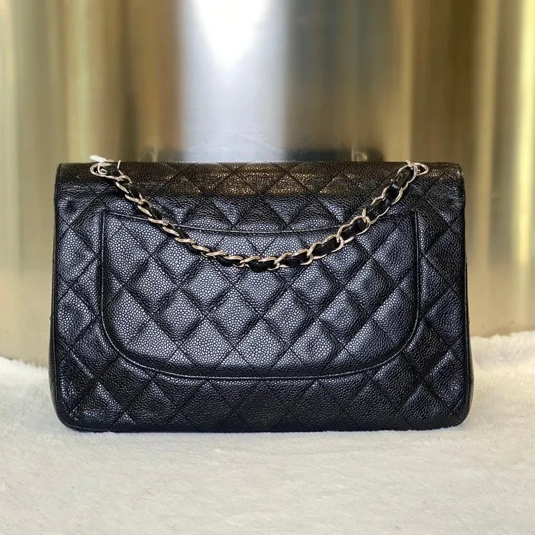 Pre-Loved Chanel CF Crossbody Black Leather Crossbody Bag 0065