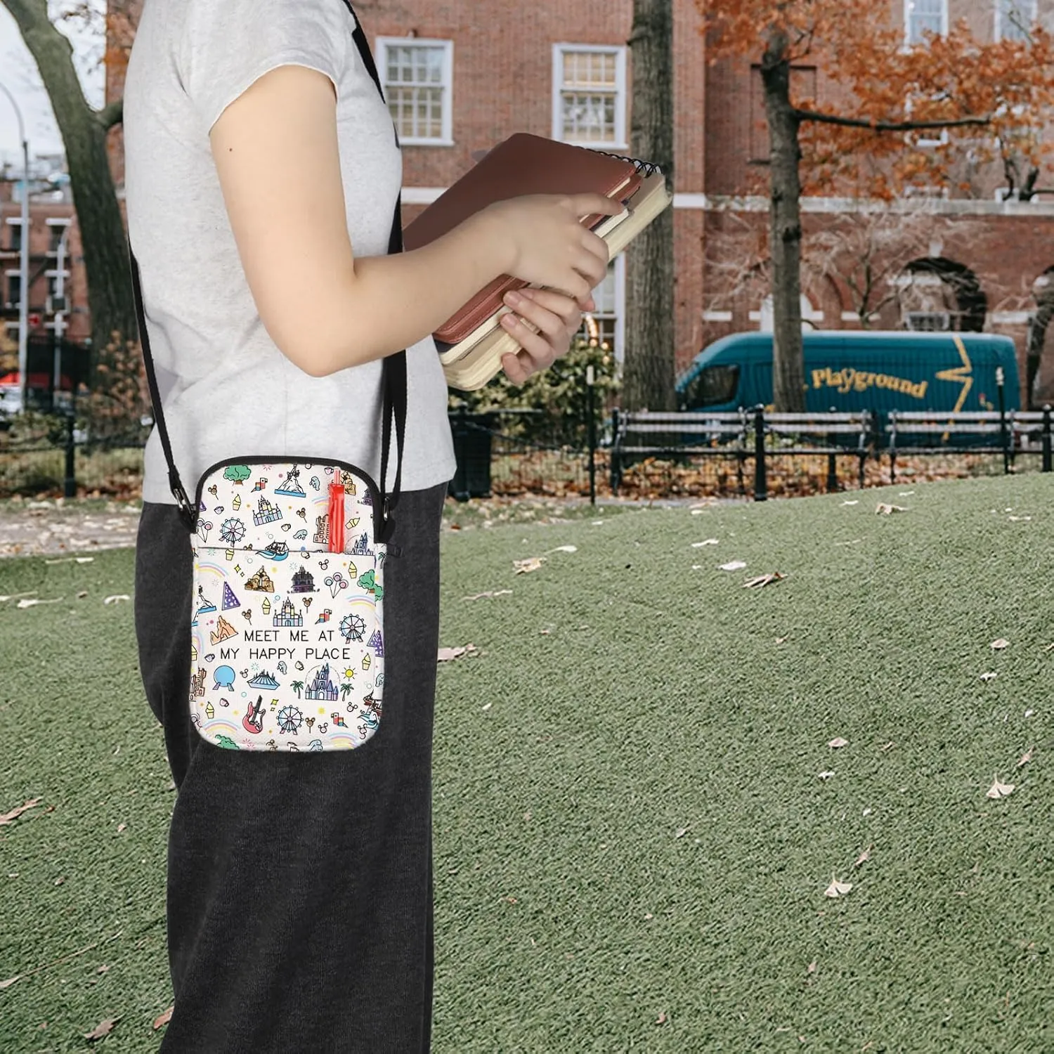 Princess Merchandise Amusement Park Gift Amusement Park Merch Princess Castle Crossbody Bag Recreation Facility Gift