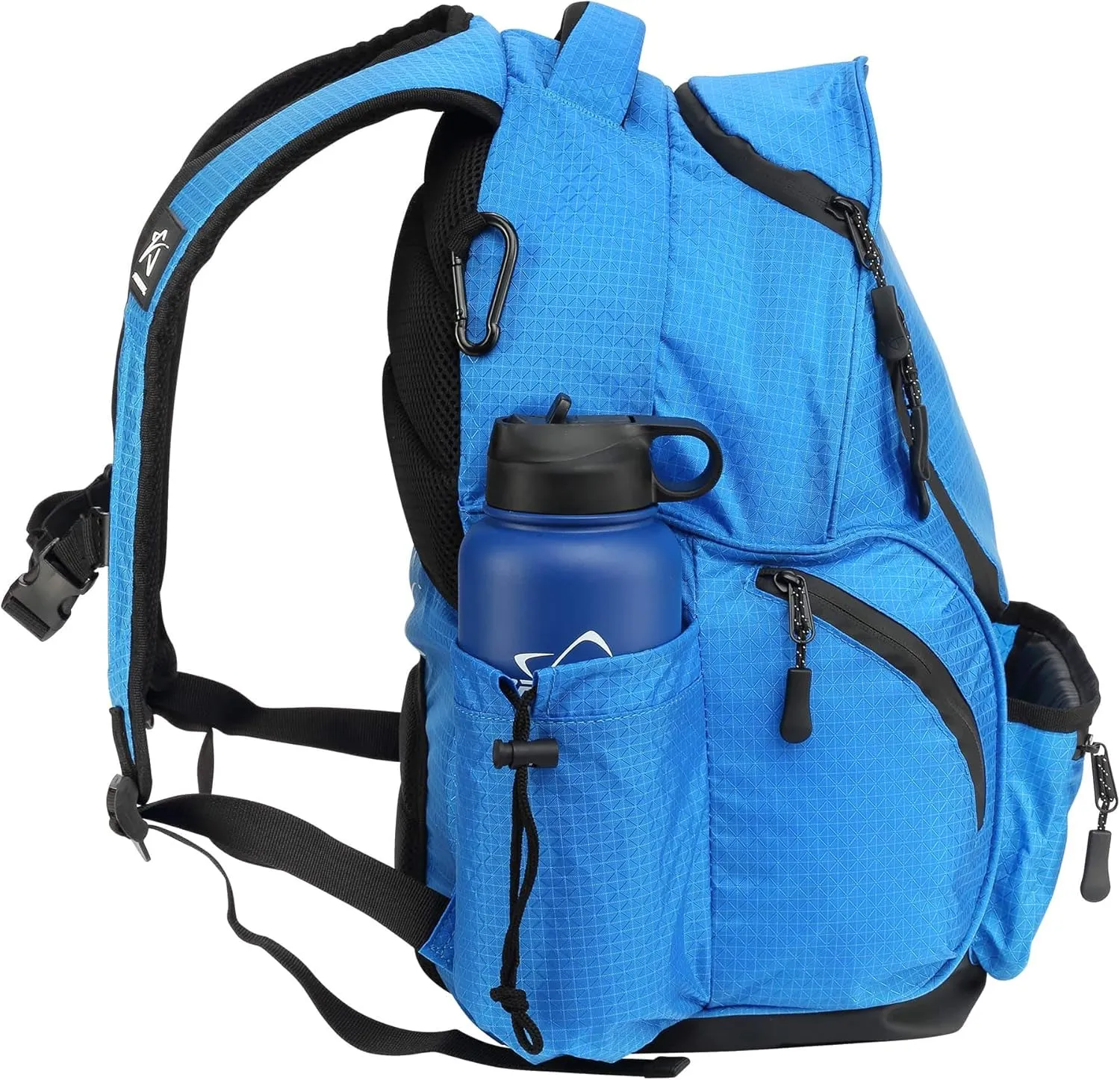 Prodigy Disc BP-3 V3 Disc Golf Backpack - Golf Travel Bag - Holds 17  Discs Plus Storage - Tear and Water Resistant - Great for Beginners - Affordable Golf Bag (Blue)