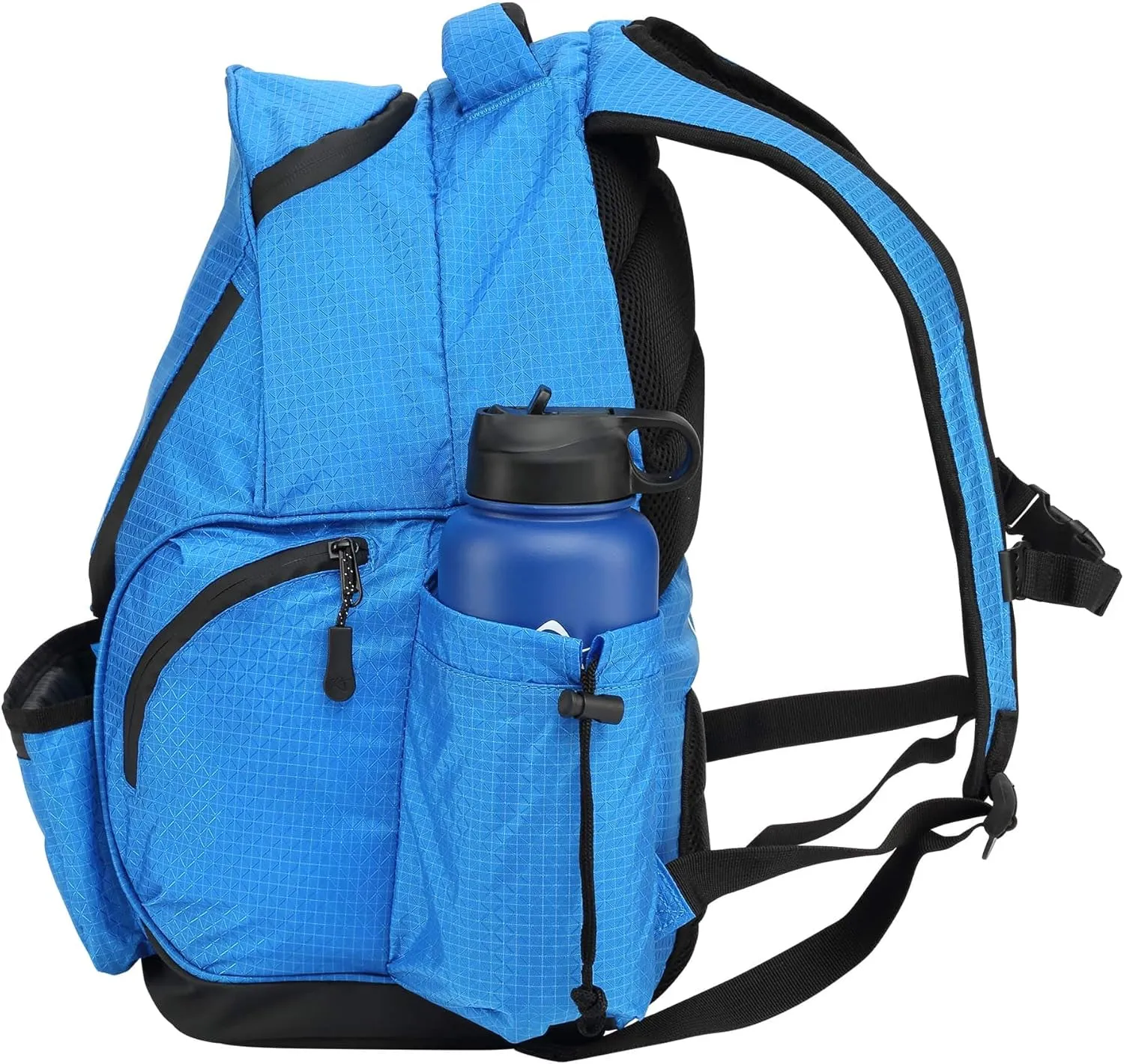Prodigy Disc BP-3 V3 Disc Golf Backpack - Golf Travel Bag - Holds 17  Discs Plus Storage - Tear and Water Resistant - Great for Beginners - Affordable Golf Bag (Blue)