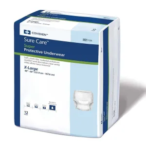 Protective Underwear Extra-Heavy Absorbency Size XL Case/48 (4 Bags of 12)