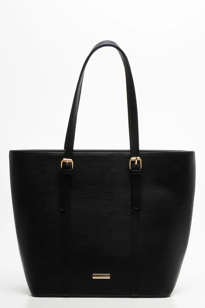 Quilted Bag Set Black
