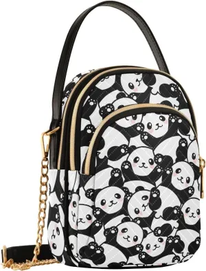 Quilted Crossbody Bags for Women Trendy, Women's Crossbody Handbags Butterfly Travel Cell Phone Purses Bags