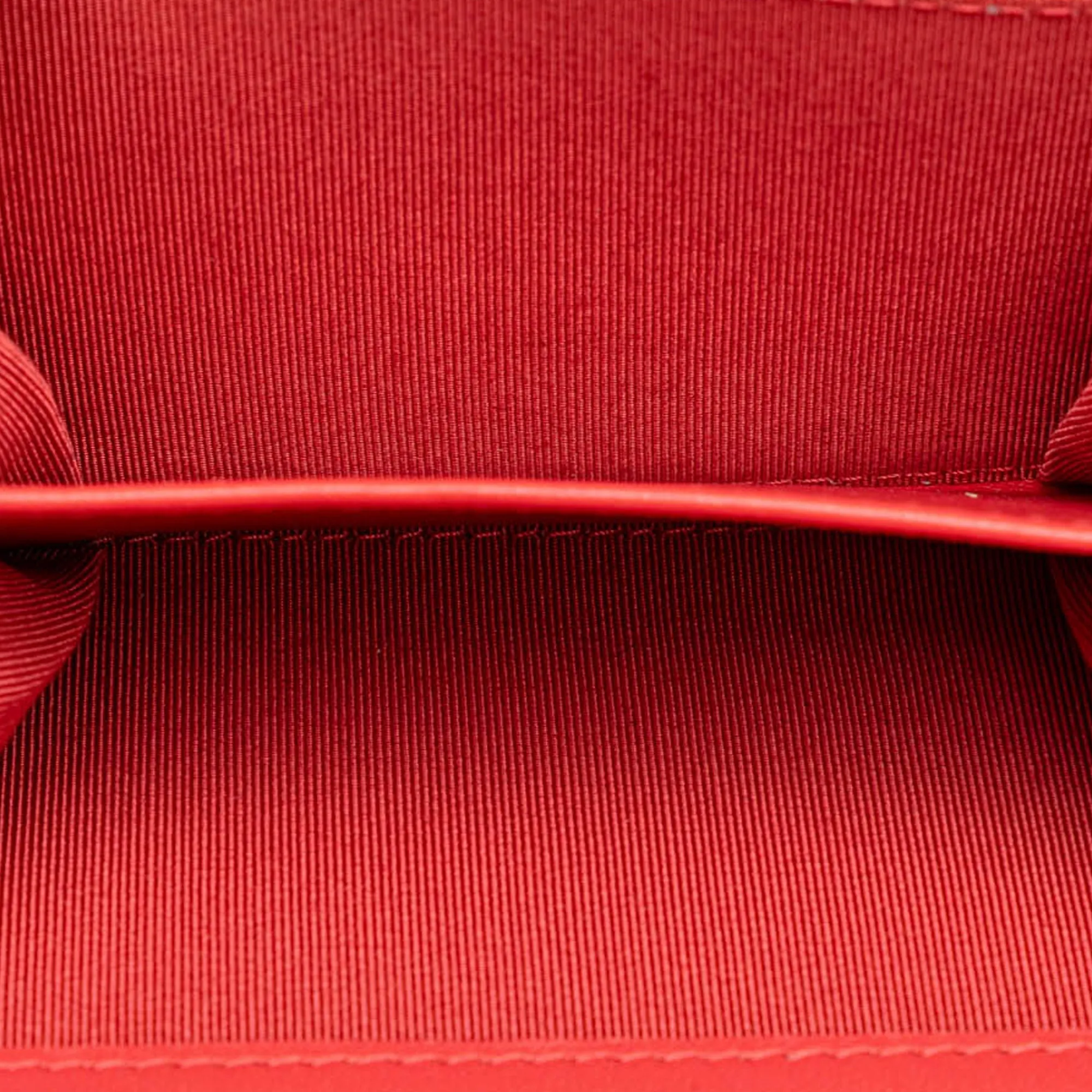 Quilted Lambskin Flap Card Holder on Chain