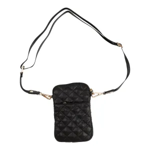 Quilted Nylon Crossbody Phone Case