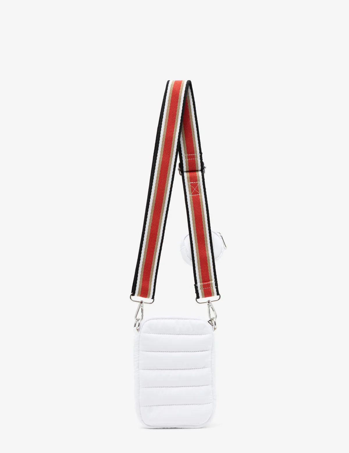QUILTED PHONE CROSSBODY WITH ZIPPER POUCH