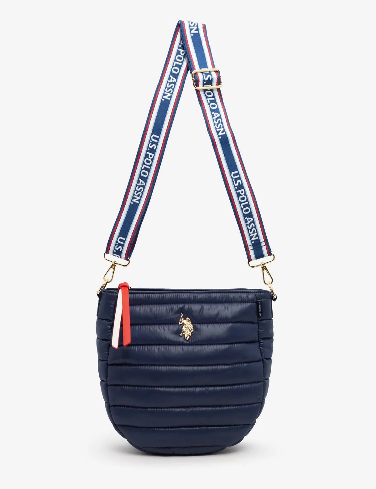 QUILTED U CROSSBODY