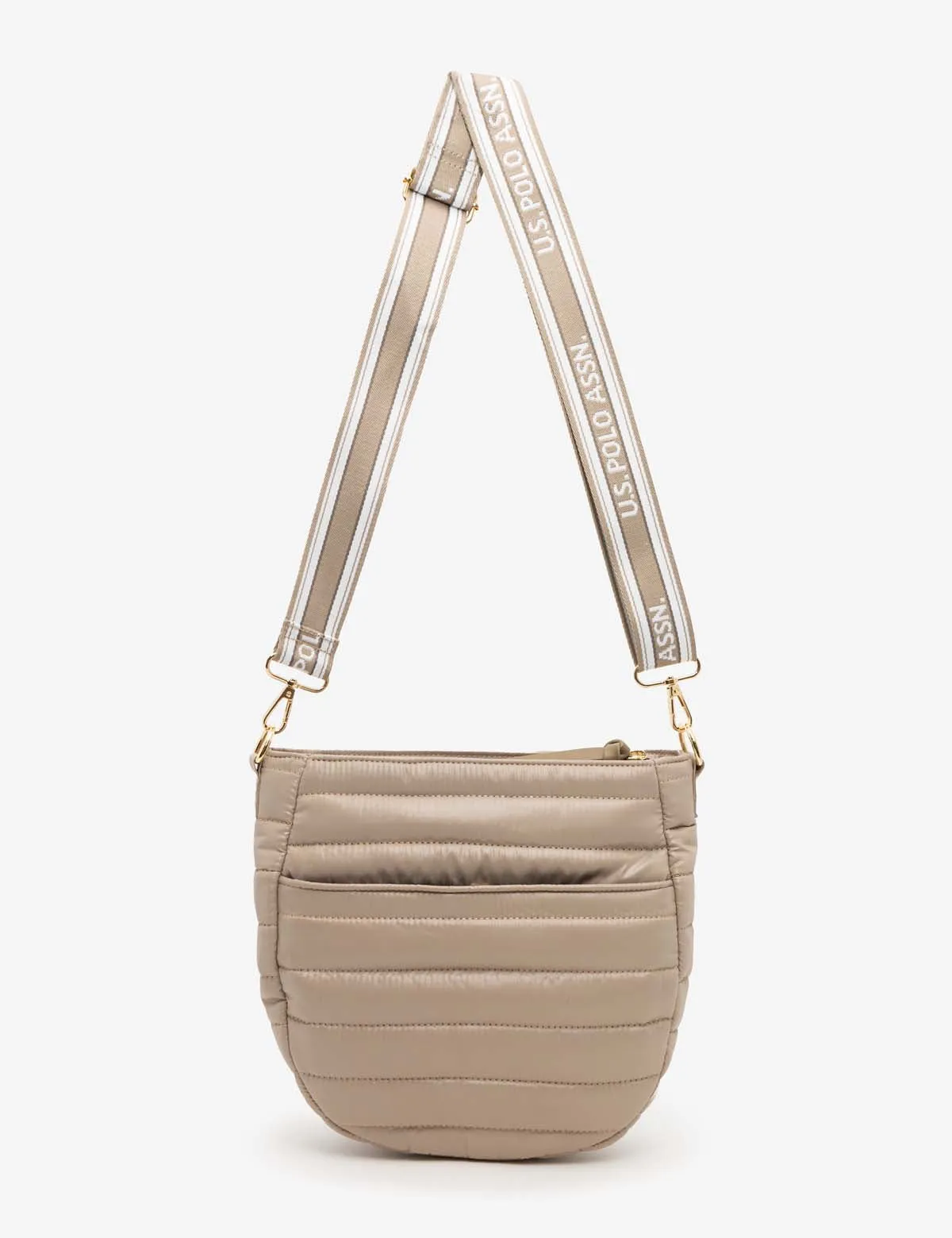 QUILTED U CROSSBODY
