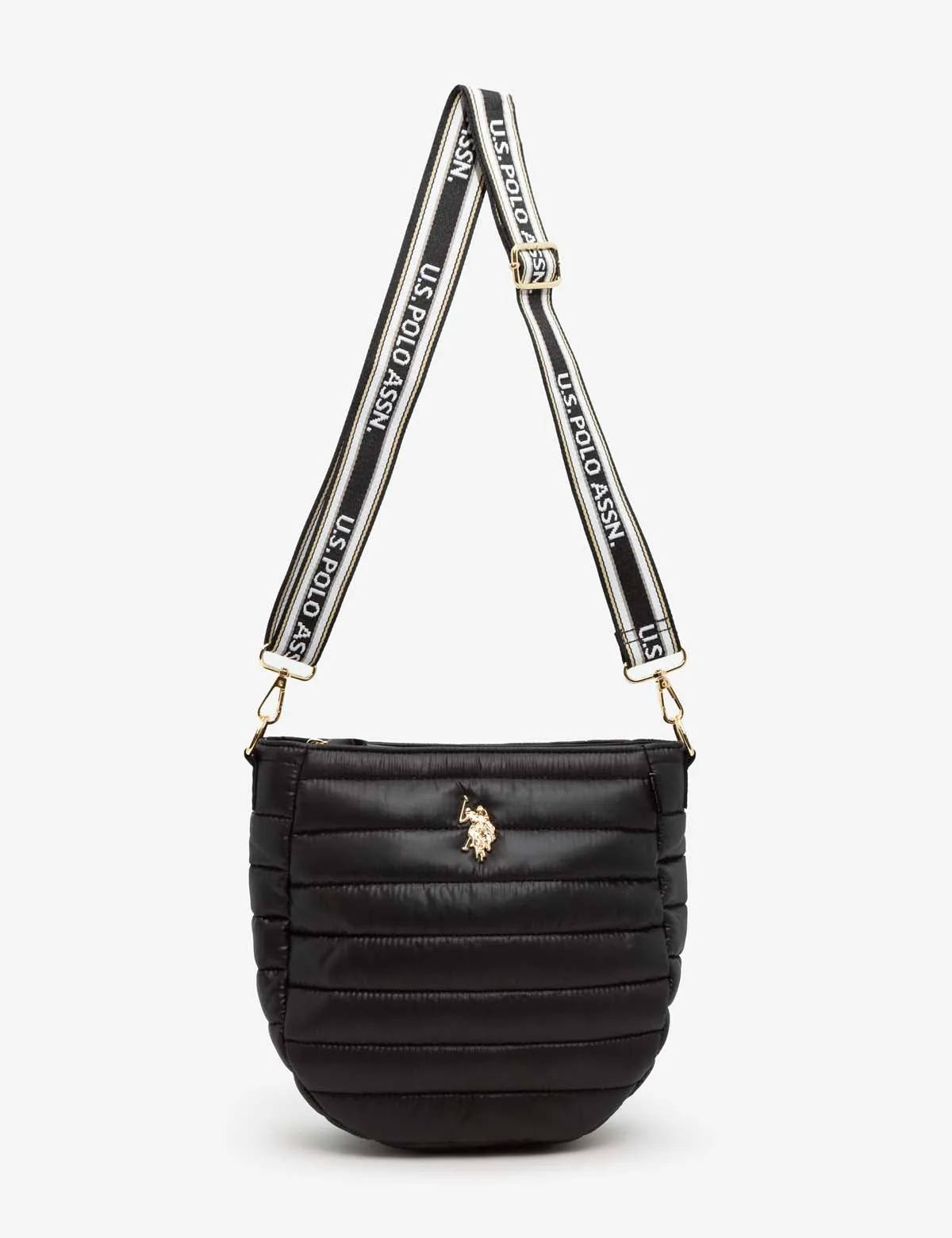 QUILTED U CROSSBODY