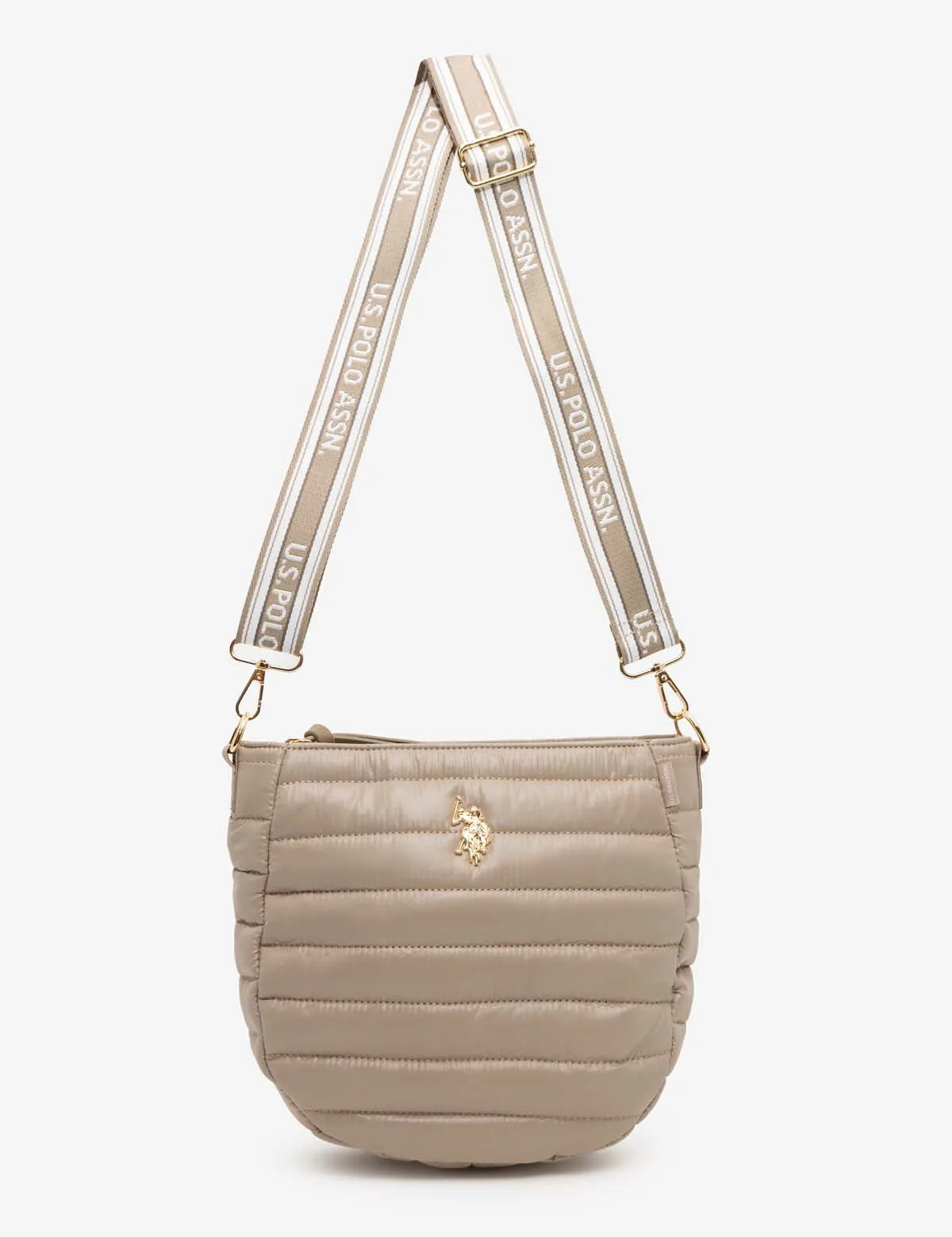 QUILTED U CROSSBODY