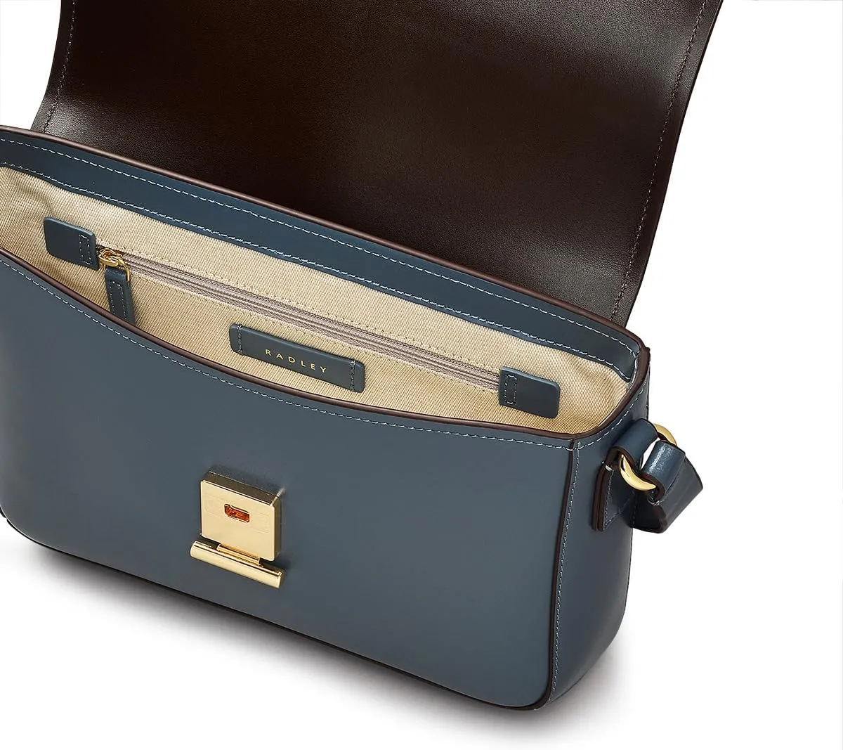 RADLEY London Mells Manor Women’s Medium Leather Flapover Crossbody Bag