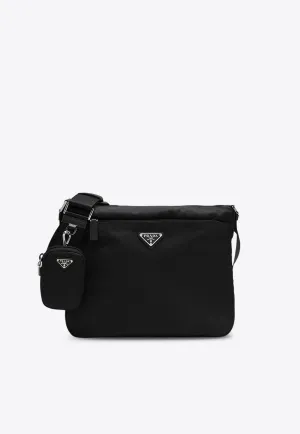 Re-Nylon Triangle Logo Crossbody Bag