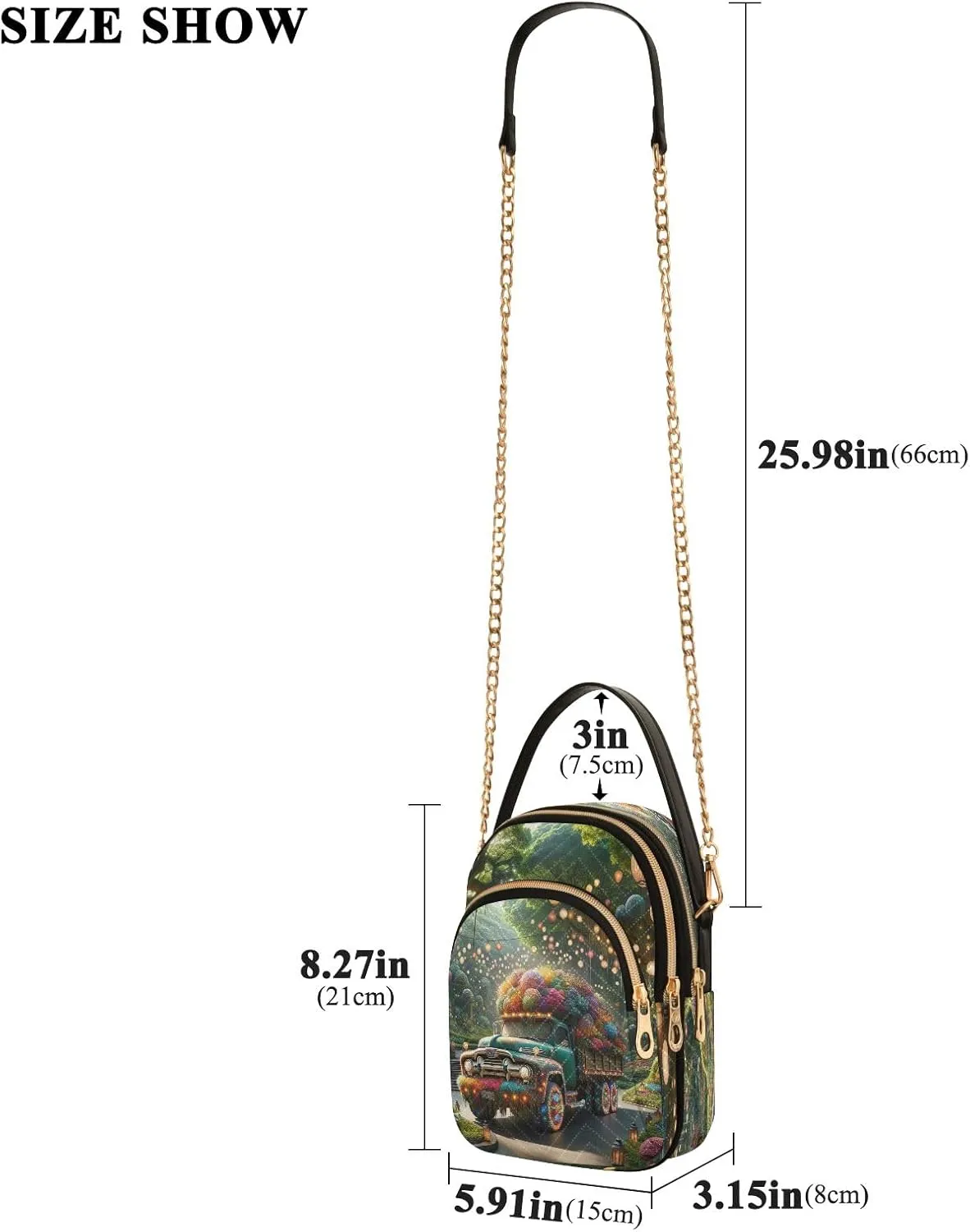 Retro Moon and Sun Cross Body Crossbody Bags for Women, Womens Handbags Trendy Small Shoulder Purses for Women
