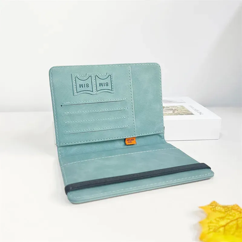 RFID Blocking Passport Holder – Secure Travel Wallet with Premium PU Leather