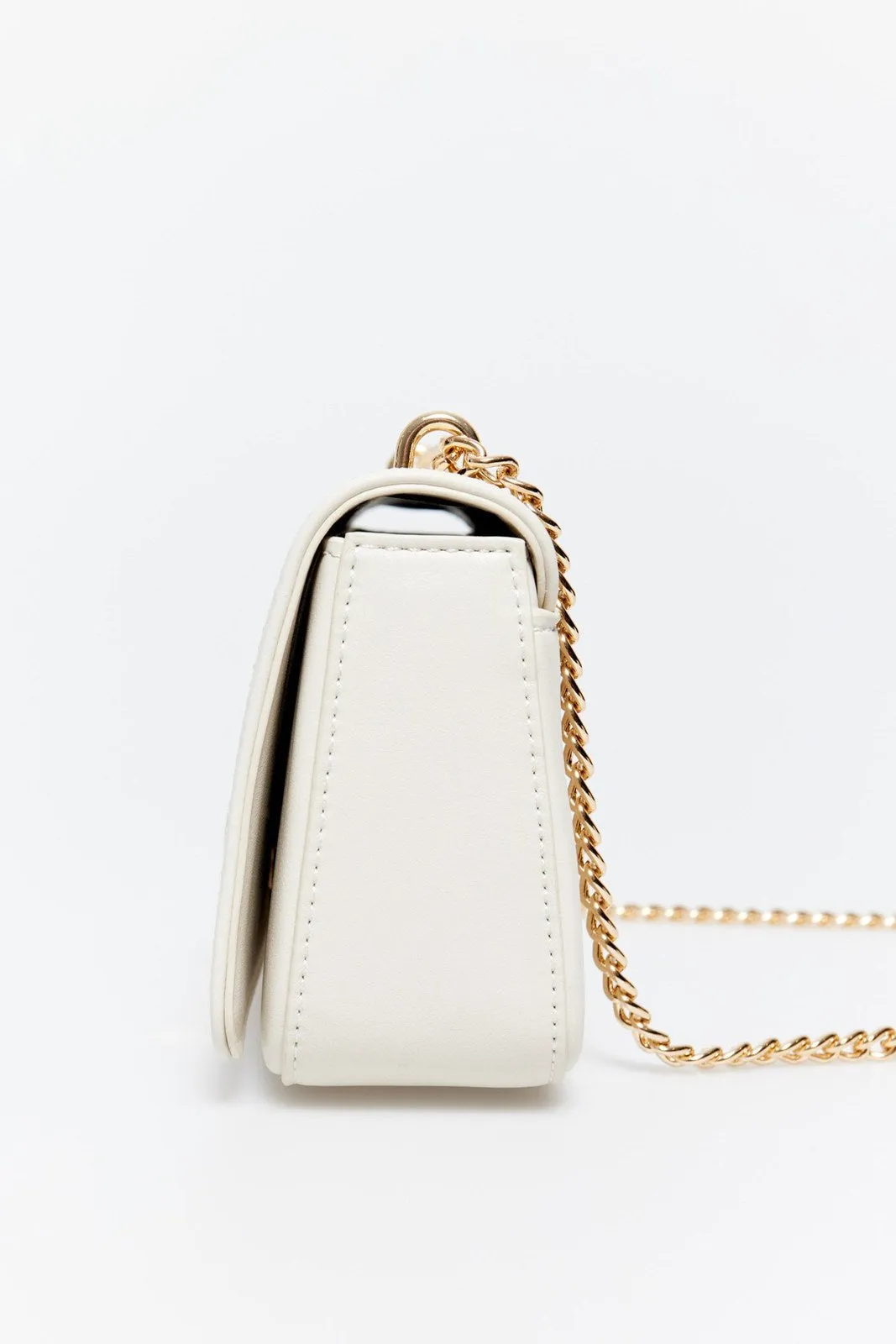 Rigid Crossbody Stitching - Cream