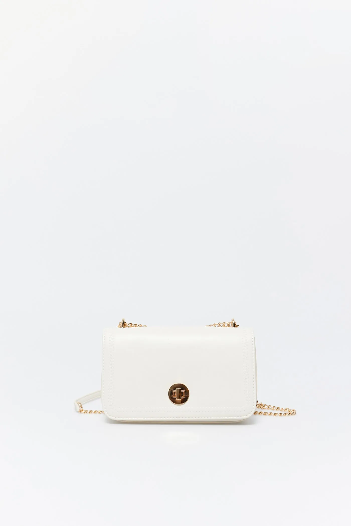 Rigid Crossbody Stitching - Cream