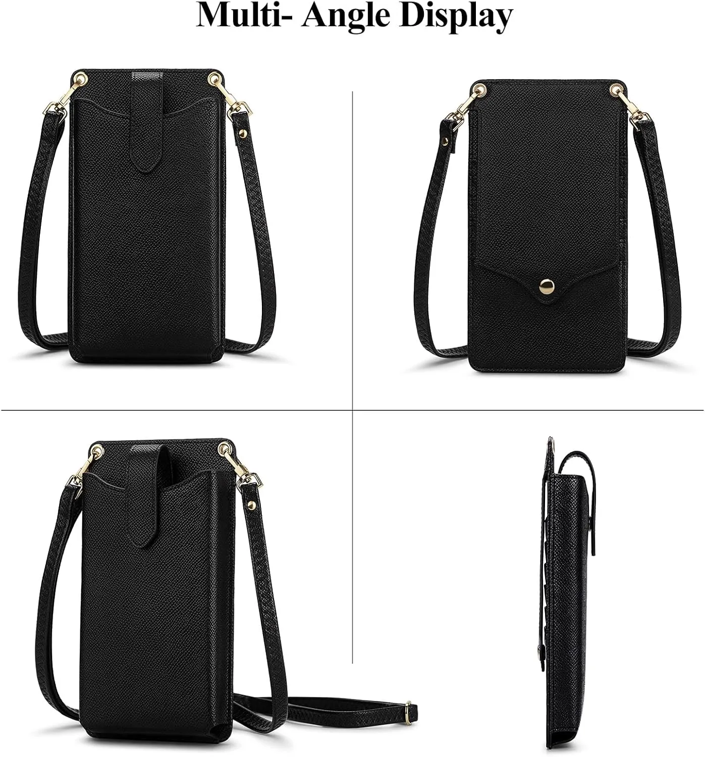 RONSIN Small Crossbody Phone Bag for Women Cell Phone Purse Wallet Mini Shoulder Bag with RFID Card Slots