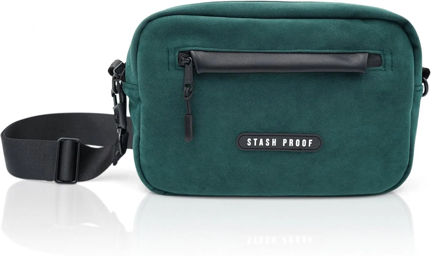 Rover Odor Resistant (Green Suede) Cross-body and Shoulder Bag for Men and Women Hiking, Outdoors, Gym, Travel, and Fashion