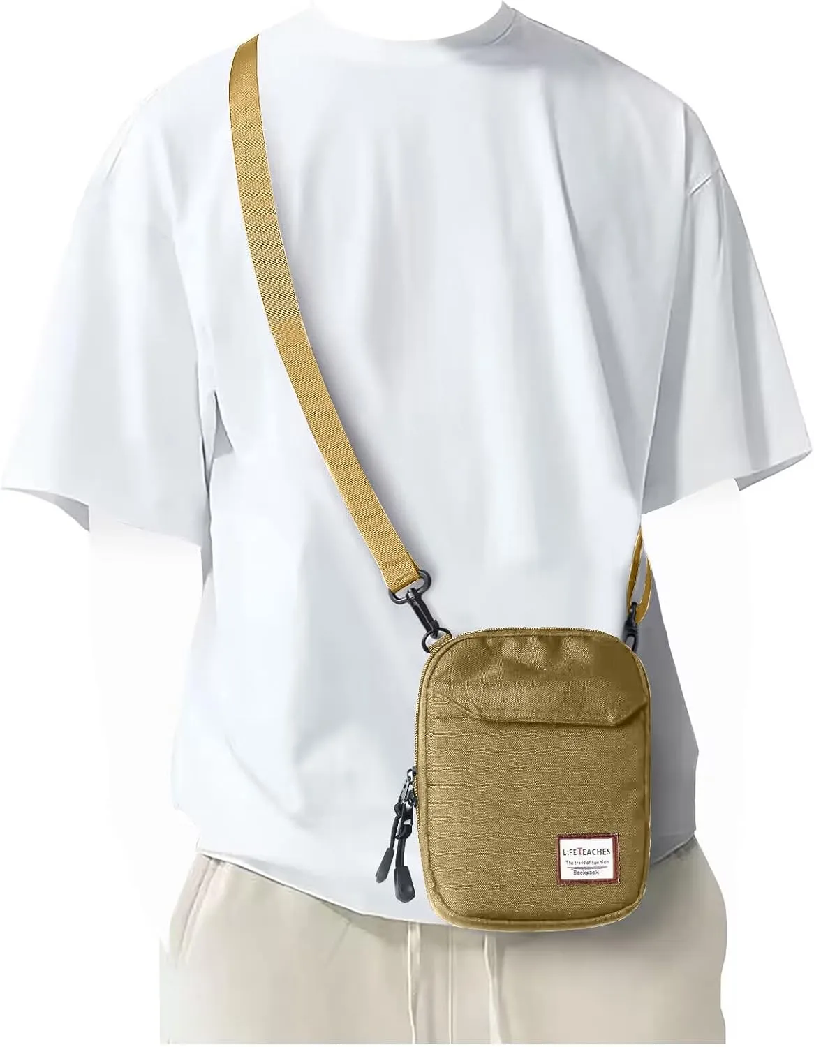SEAFEW Mini Crossbody Bag Shoulder Bag for Men, Small Messenger Satchel Bag for Women