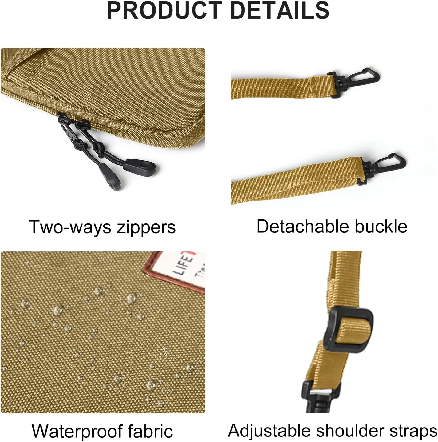 SEAFEW Mini Crossbody Bag Shoulder Bag for Men, Small Messenger Satchel Bag for Women