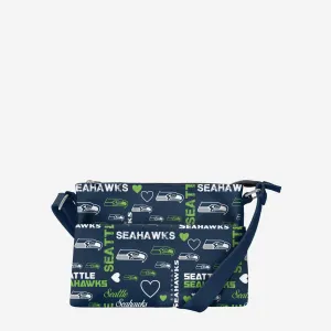 Seattle Seahawks Logo Love Crossbody Purse